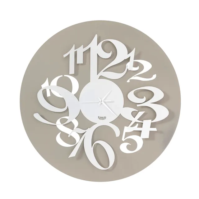 arti-mestieri-focus-orologio-da-parete-rotondo-50-cm-in-ferro-bicolore image 1