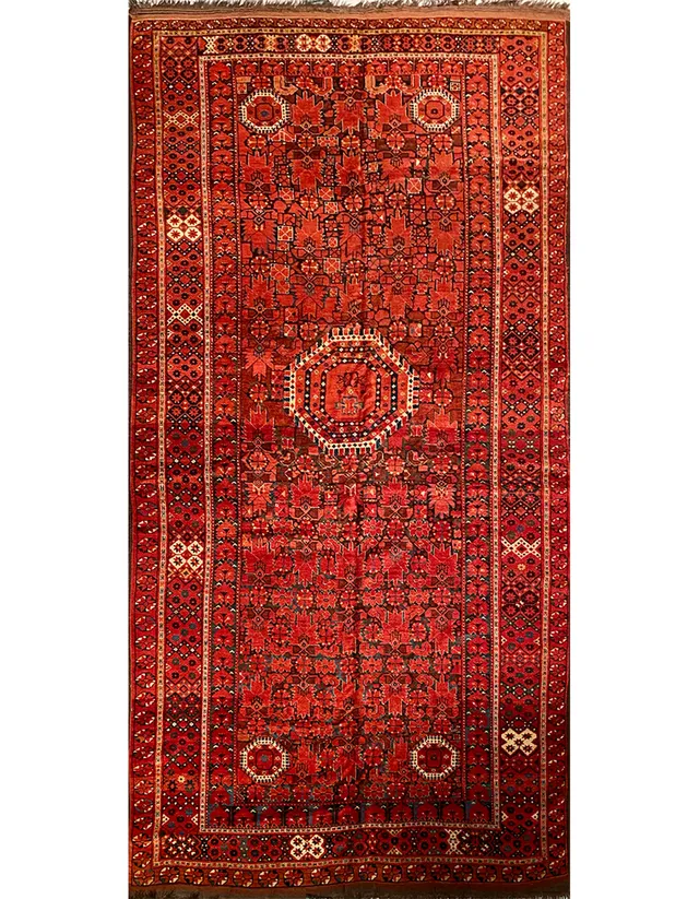 illulian-beshir-turkmenistan-xx-secolo-tappeto-antico-365x182-cm image 1