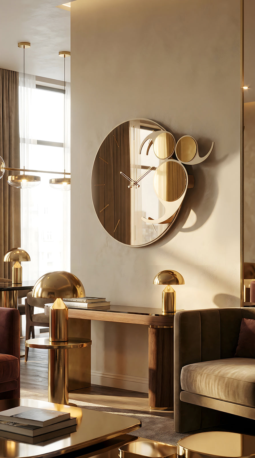 arti-mestieri-apostrofo-orologio-da-parete-crystal-luxe image 3