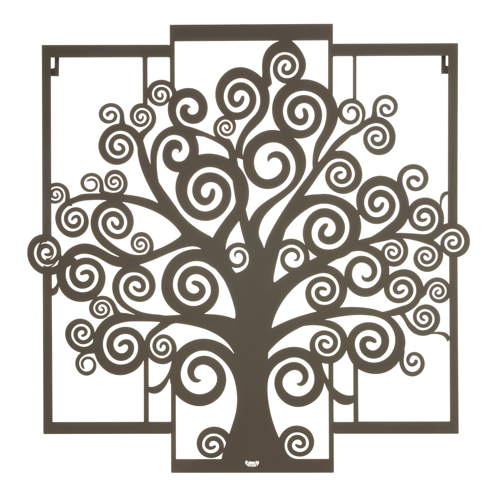 arti-mestieri-albero-della-vita-pannello-decorativo-quadrato-90x90-cm image 1