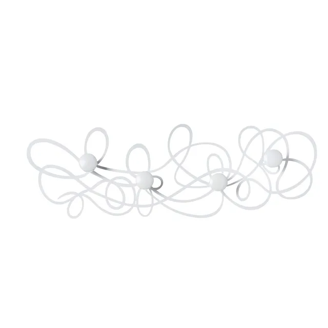 arti-mestieri-doodle-appendiabiti-da-parete-bianco-4-pomelli-in-ferro image 1