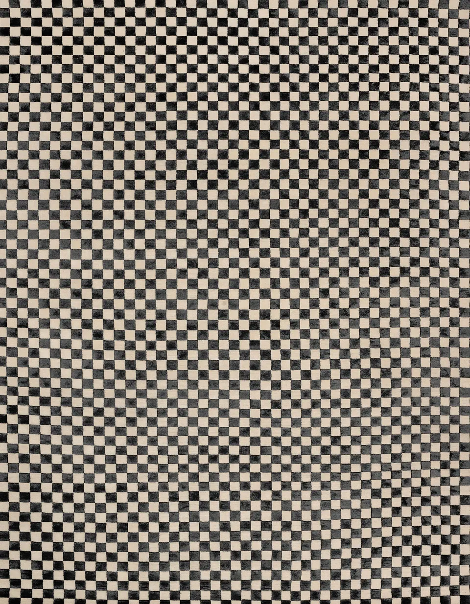 illulian-checkers-tappeto-307x242-cm-lana-e-seta-gold-100 image 1
