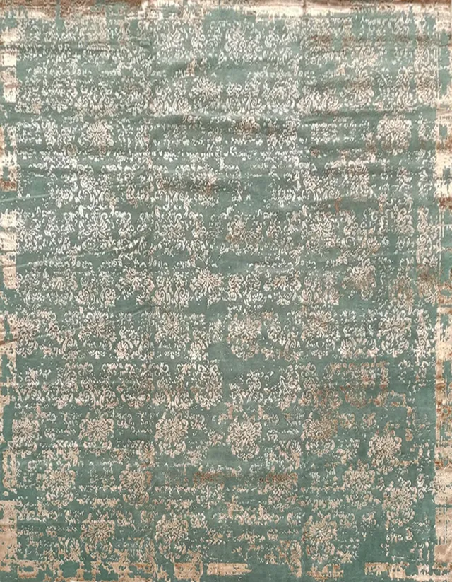 illulian-florence-v1-tappeto-451x411-cm-lana-e-seta-design-collection image 1