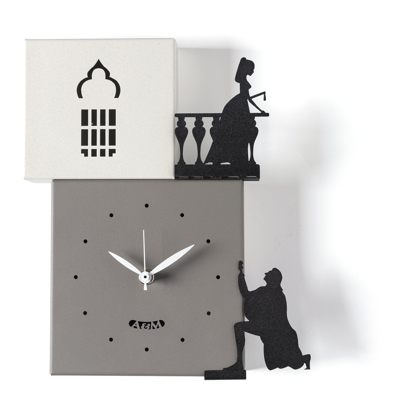 arti-mestieri-romeo-e-giulietta-orologio-da-parete-romantico image 1