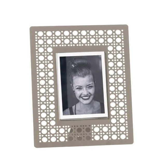 arti-mestieri-portafoto-vienna-piccolo-in-ferro-18-5x22-3-cm-per-foto-9x12-cm image 1
