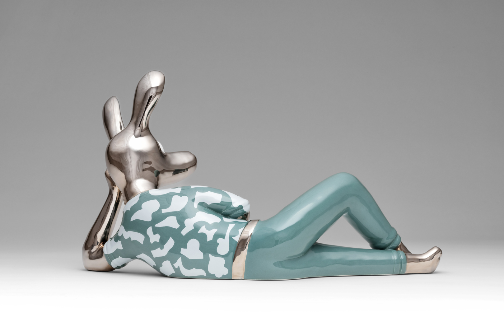 bosa-donky-breeze-scultura-in-ceramica-ottanio-e-platino image 3