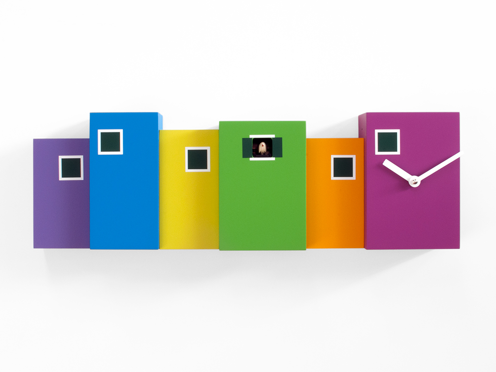 progetti-burano-orologio-a-cuc-moderno-in-legno-colorato image 5