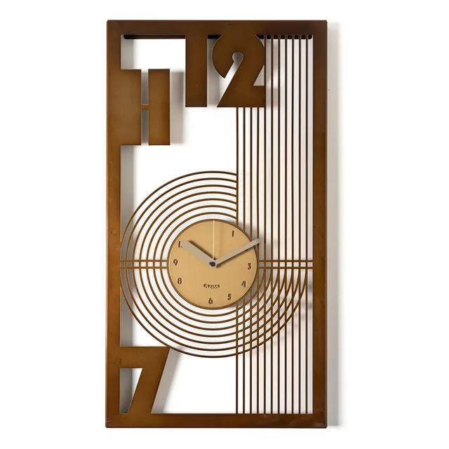 arti-mestieri-orologio-gropius-40x75-cm-caramello-industrial image 1