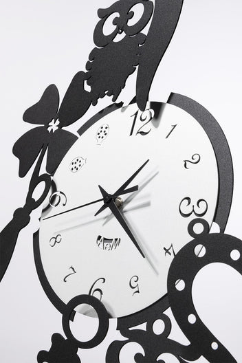 arti-mestieri-good-luck-orologio-da-parete-portafortuna image 4