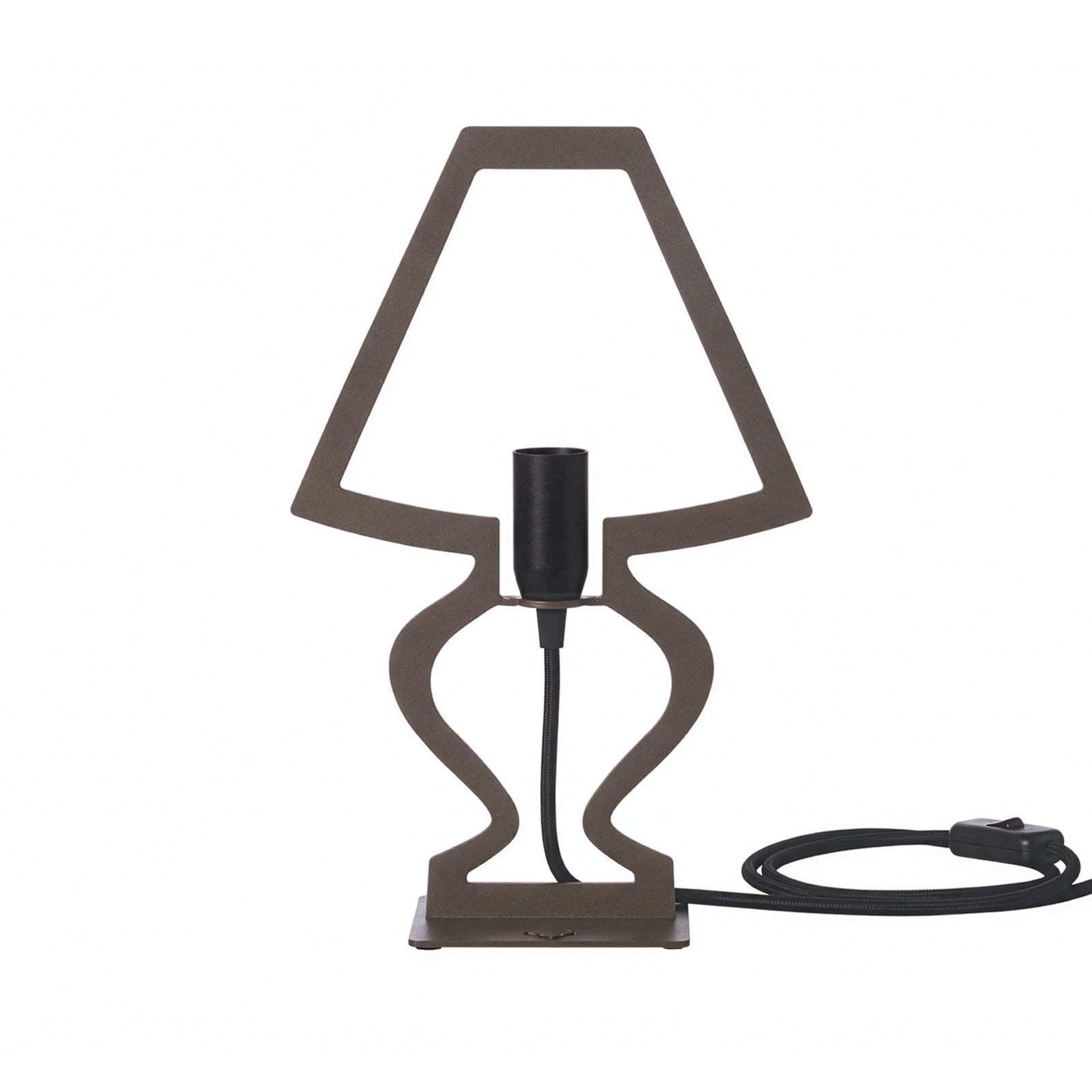 arti-mestieri-silhouette-piccola-lampada-da-tavolo-22x33-cm image 1