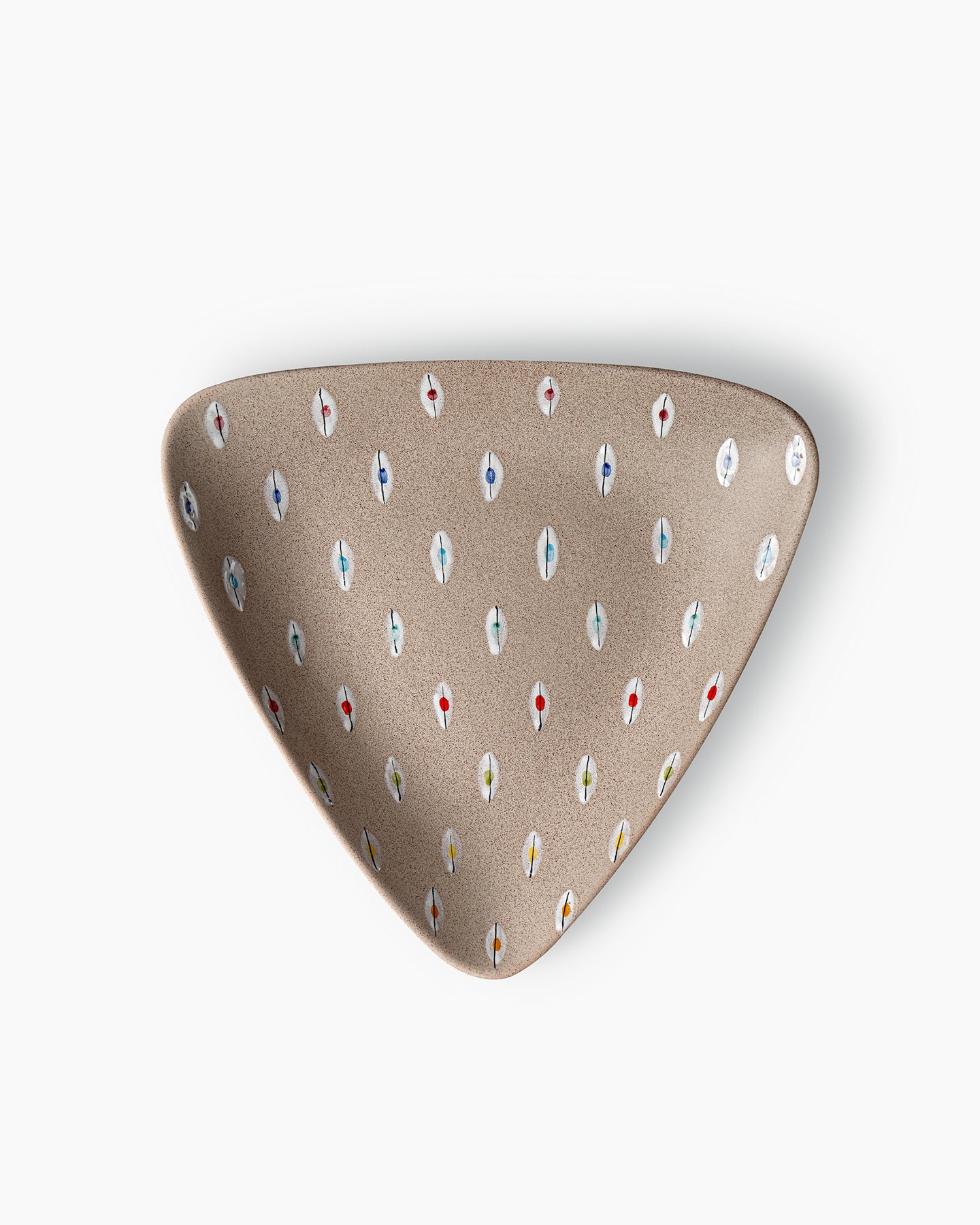 bitossi-ceramiche-bolo-triangolare-1955-occhio-di-pernice-limited-edition image 3