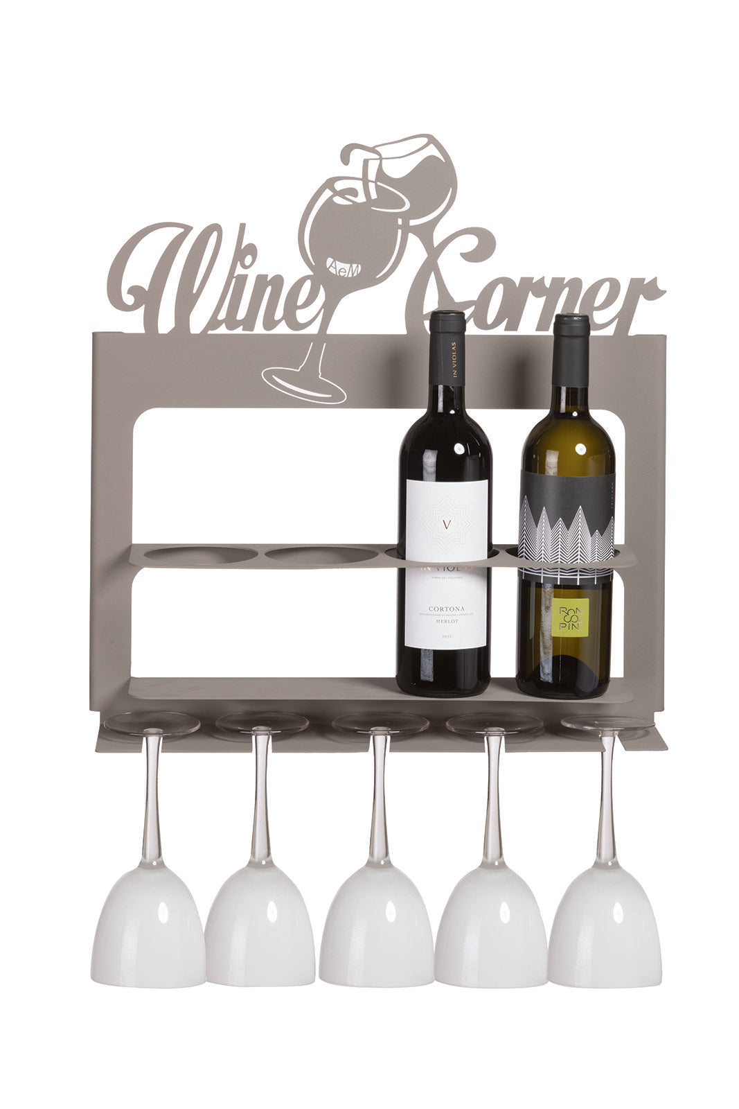 arti-mestieri-wine-corner-porta-bottiglie-da-parete-in-ferro-4-posti-45x10x45-cm image 3