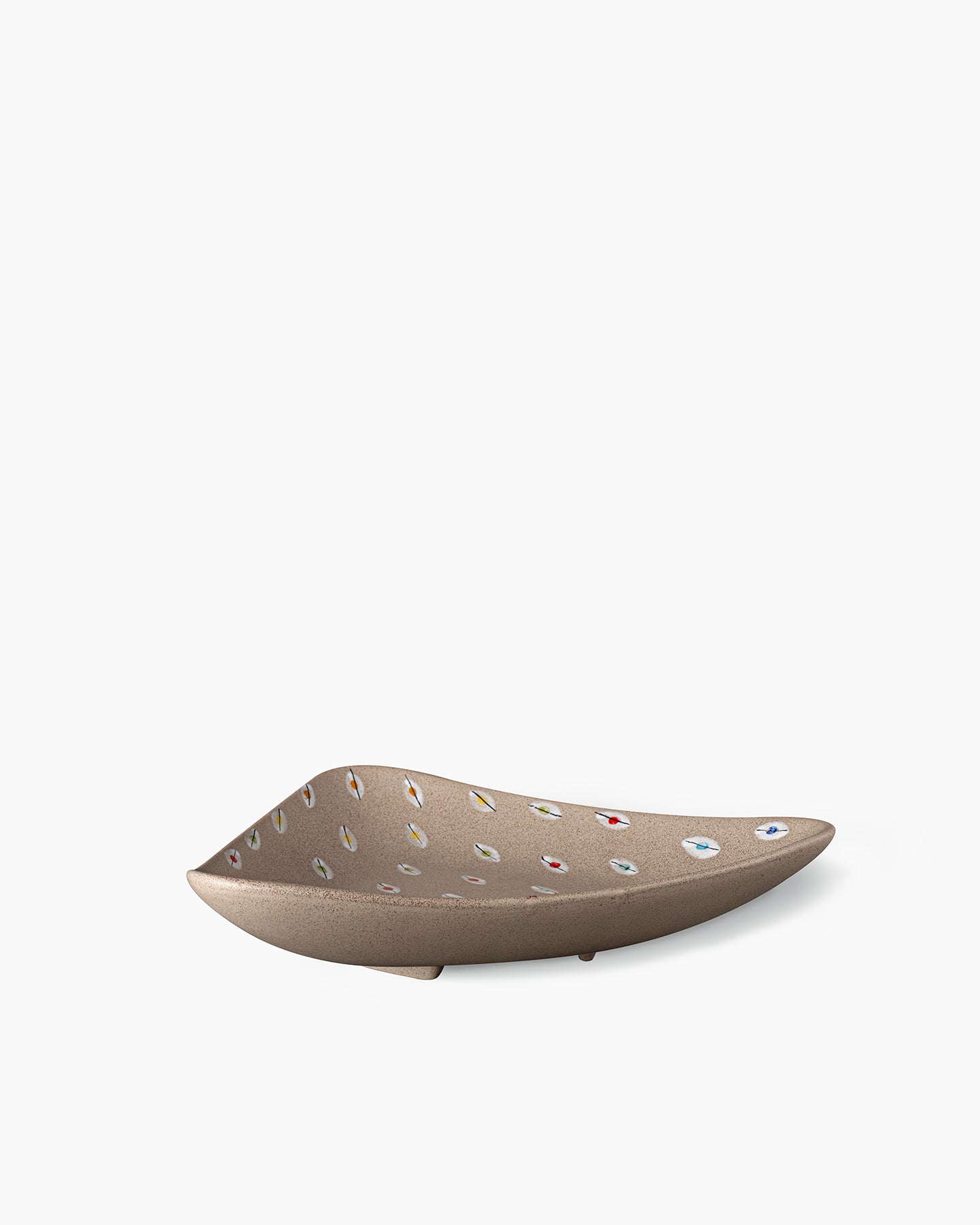 bitossi-ceramiche-bolo-triangolare-1955-occhio-di-pernice-limited-edition image 1