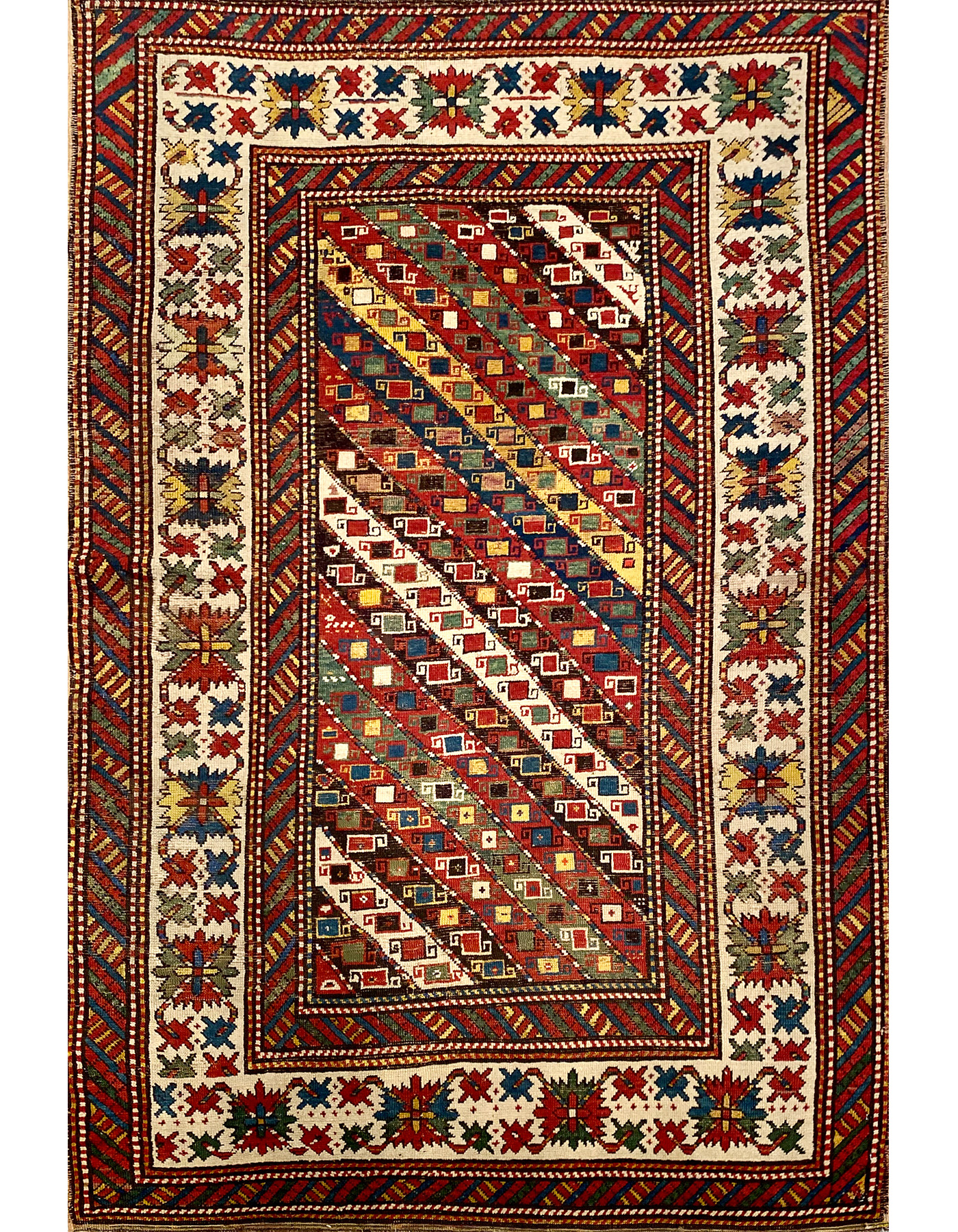 illulian-shirwan-ganje-tappeto-caucasico-212x90-cm-lana image 1
