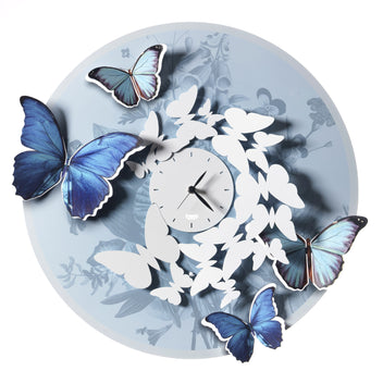 arti-mestieri-orologio-da-parete-mariposa-farfalle image 2