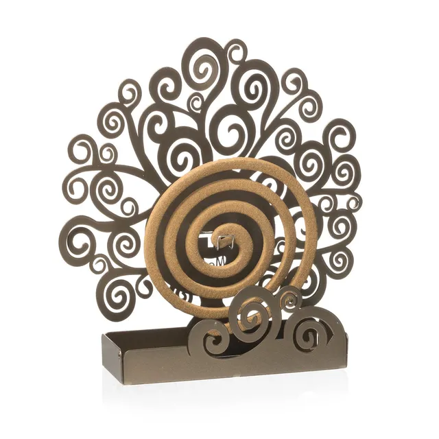 arti-mestieri-albero-della-vita-porta-zampirone-da-tavolo-18-cm image 1