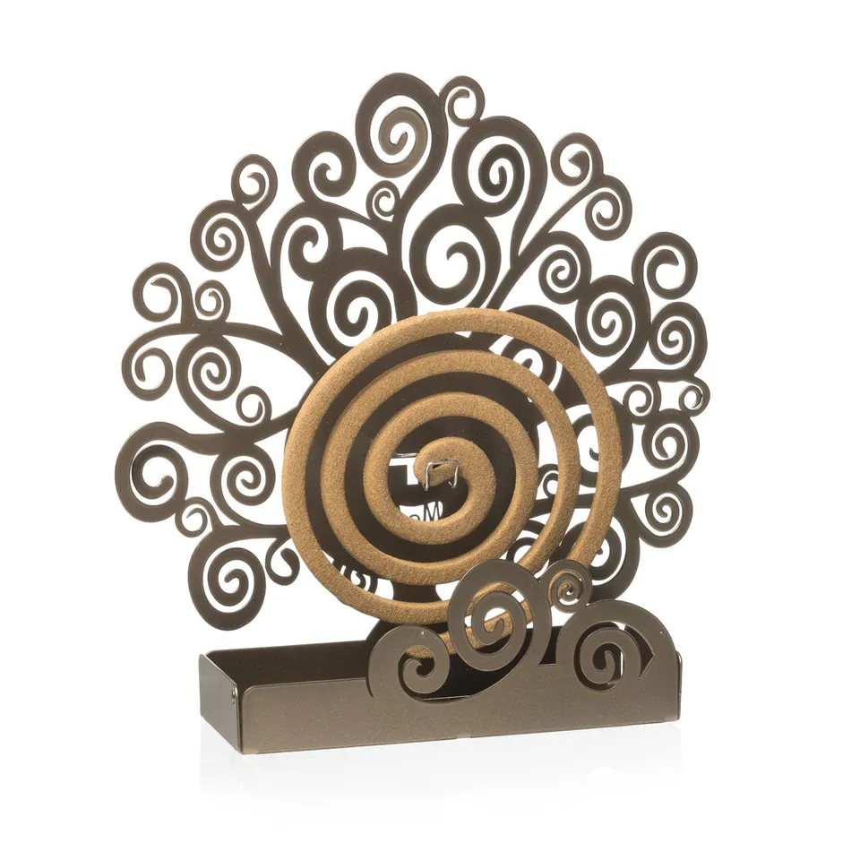 arti-mestieri-albero-della-vita-porta-zampirone-da-tavolo-18-cm image 1