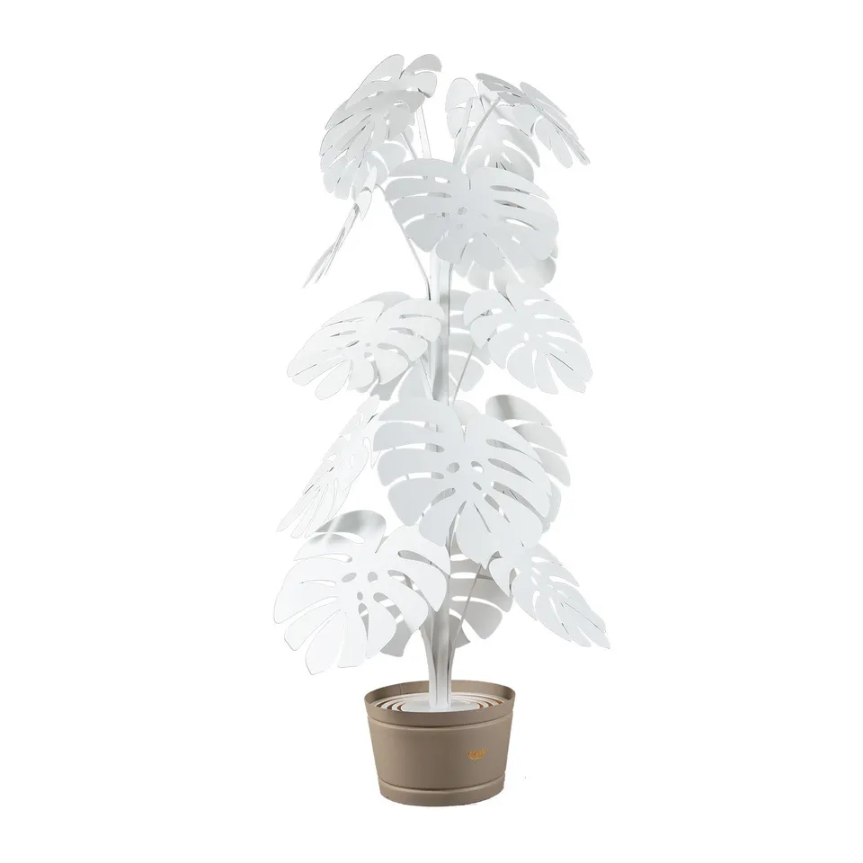 arti-mestieri-lampada-da-terra-moderna-monstera-grande image 1