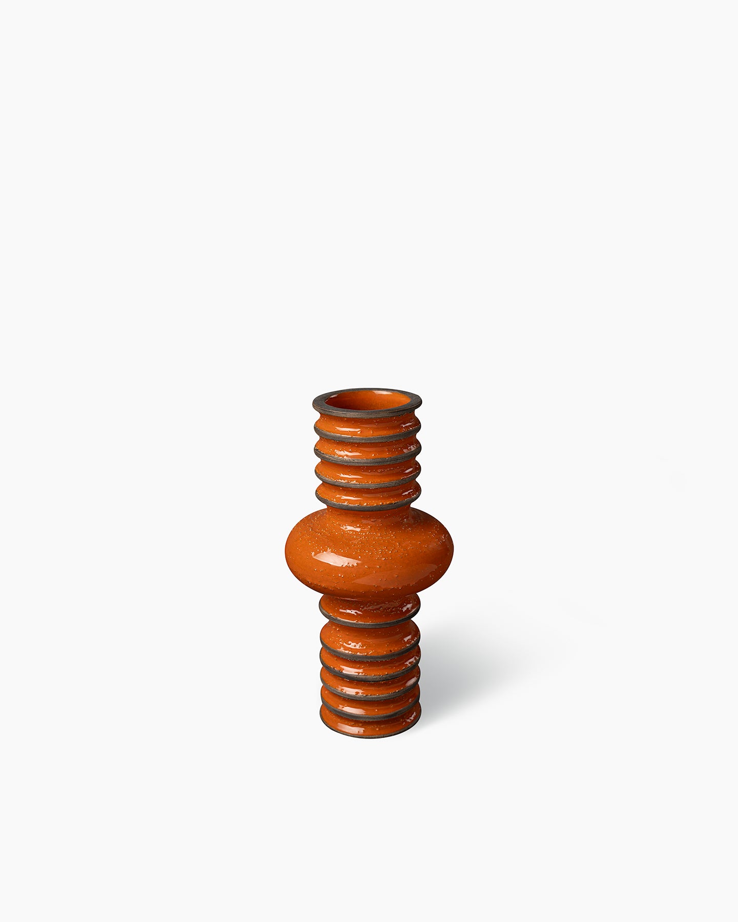 bitossi-ceramiche-vaso-revolver-christoph-radl-cristallina-arancio image 2