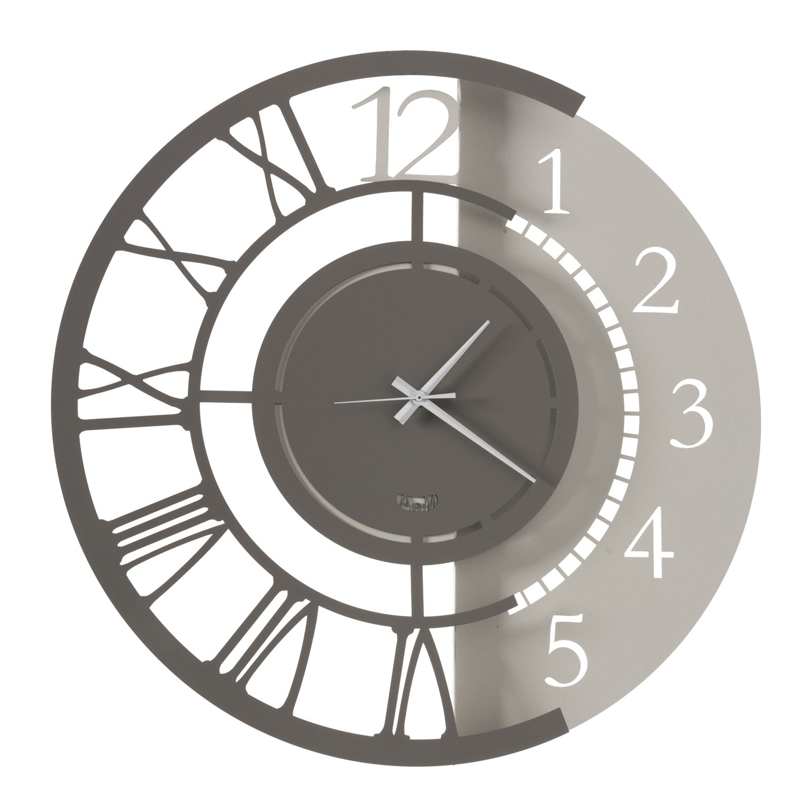 arti-mestieri-full-metal-jack-grande-orologio-da-parete-ferro-60-cm-fango-avorio image 1