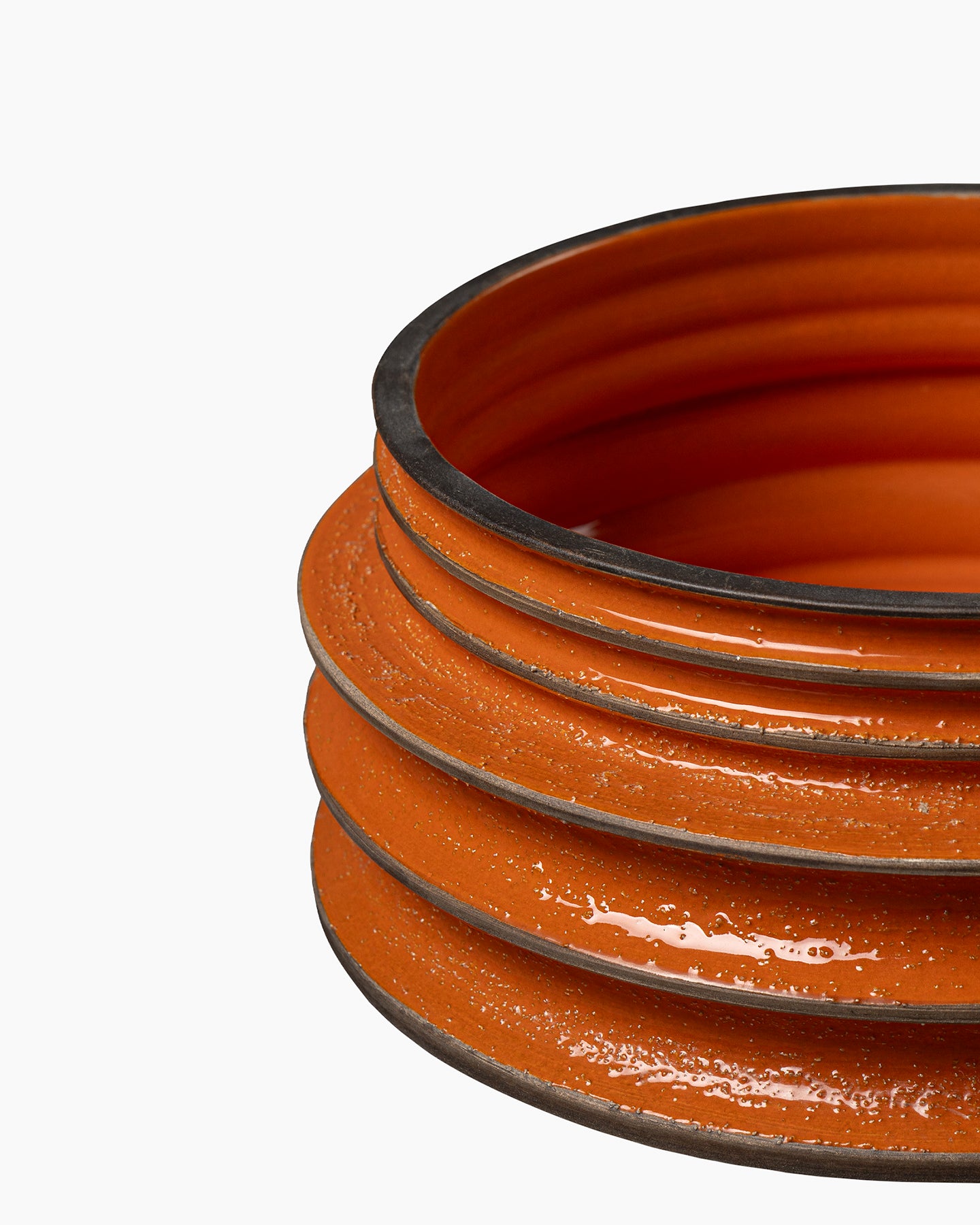 bitossi-ceramiche-bolo-revolver-christoph-radl-in-terra-bianca-arancio-engobbio image 3