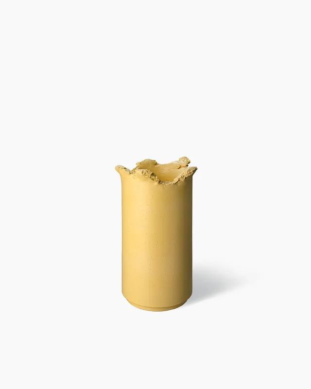 bitossi-ceramiche-vaso-clay-formafantasma-giallo-pastello-2018 image 1