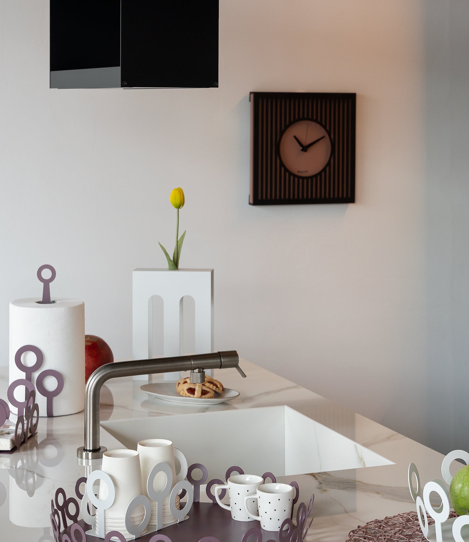 arti-mestieri-tiffany-piccolo-orologio-da-parete image 3