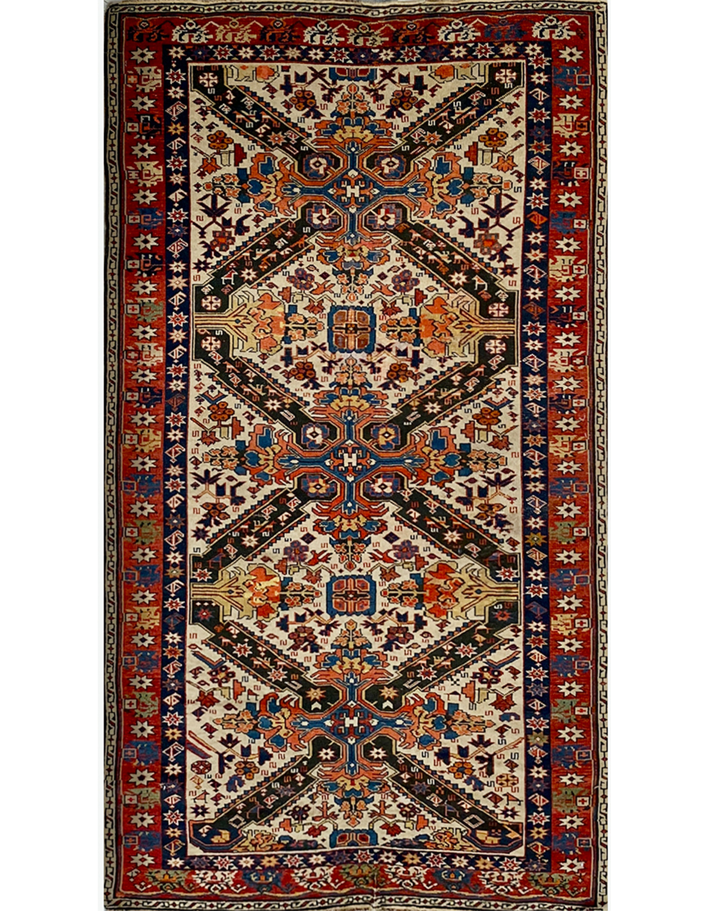 illulian-seikur-tappeto-caucasus-fine-xix-secolo-204x109-cm-lana image 1