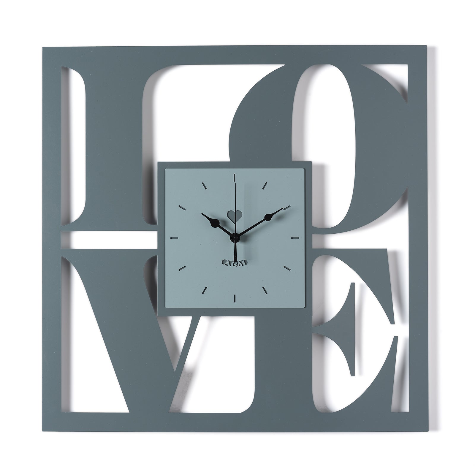 arti-mestieri-love-orologio-da-parete-quadrato-50x50-cm image 2