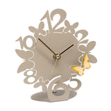 arti-mestieri-bomboniera-orologio-sciame-di-farfalle-decorato-14x15-cm image 5