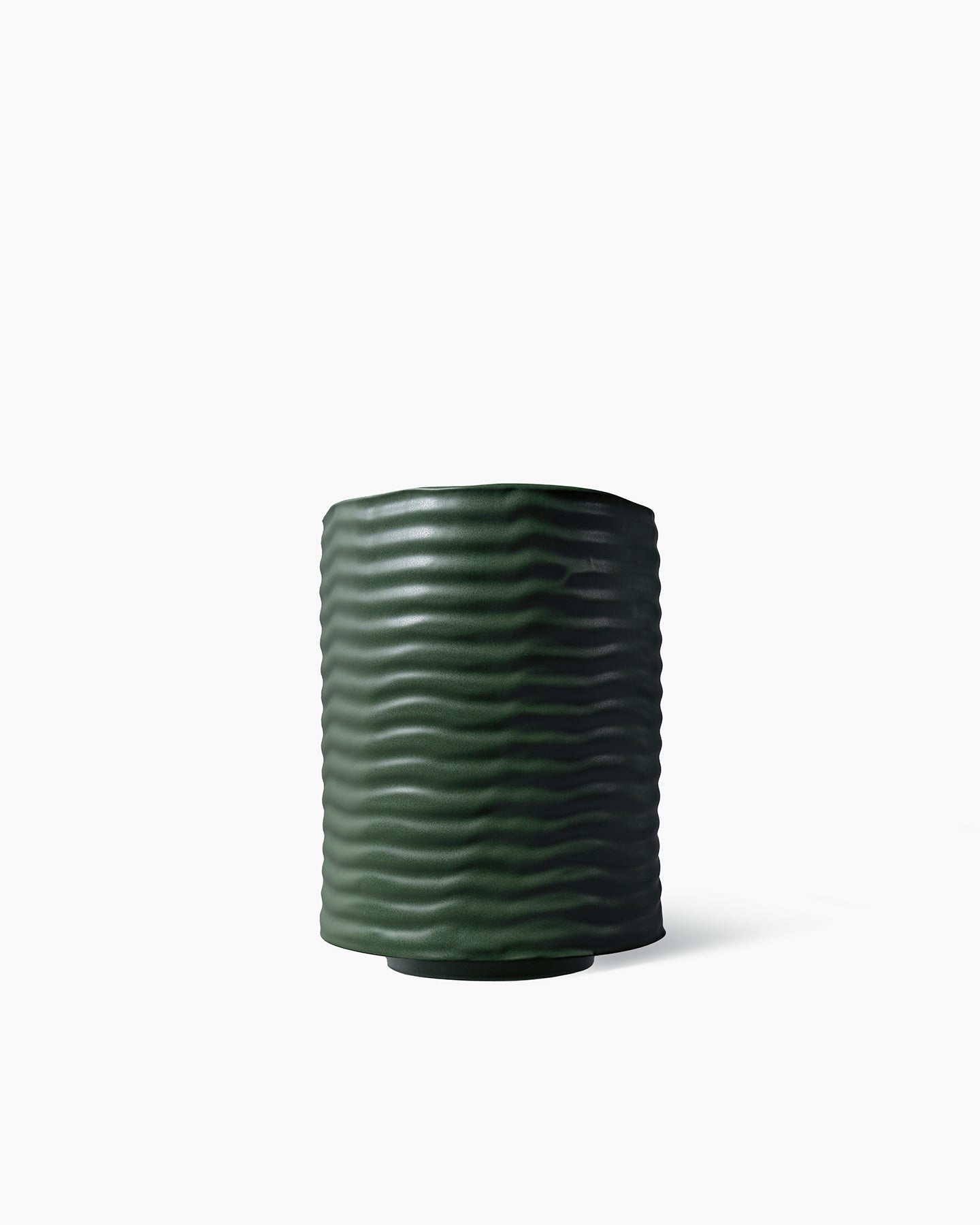 bitossi-ceramiche-vaso-wiggle-max-lamb-in-terra-bianca-smalto-verde-matt image 2