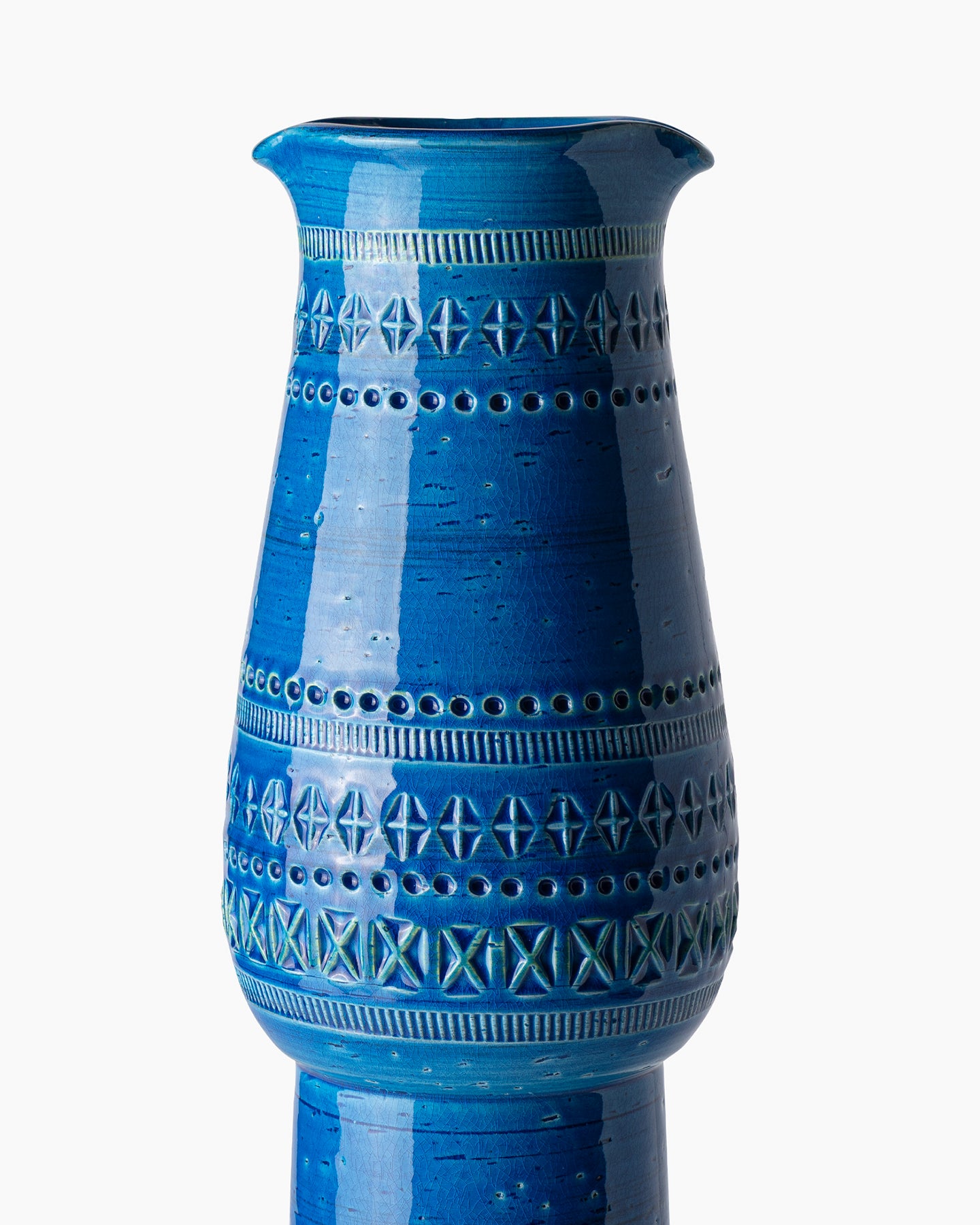 bitossi-ceramiche-vaso-rimini-blu-aldo-londi-inciso-a-mano image 3