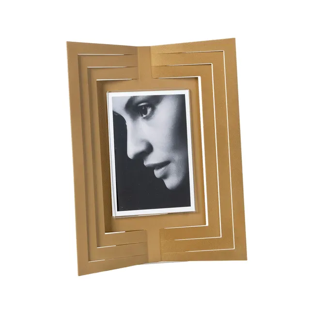 arti-mestieri-vibra-grande-portafoto-oro-laccato-13x17-cm image 1