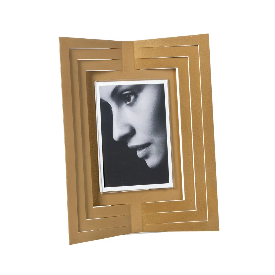 arti-mestieri-vibra-grande-portafoto-oro-laccato-13x17-cm image 1