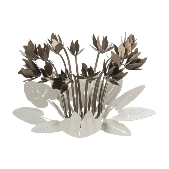 arti-mestieri-ciclamino-centrotavola-in-ferro-38x24-cm image 1