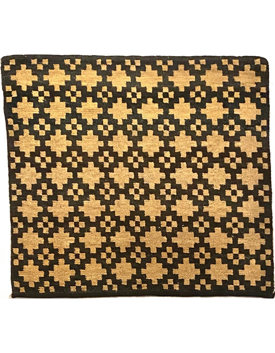 illulian-tibet-cosmic-yellow-tappeto-tibet-83-x-79-cm-100-lana image 1