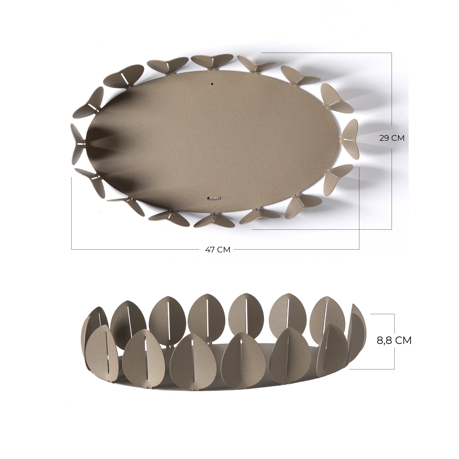 arti-mestieri-ficus-vassoio-ovale-decorazione-foglie-minimal image 4