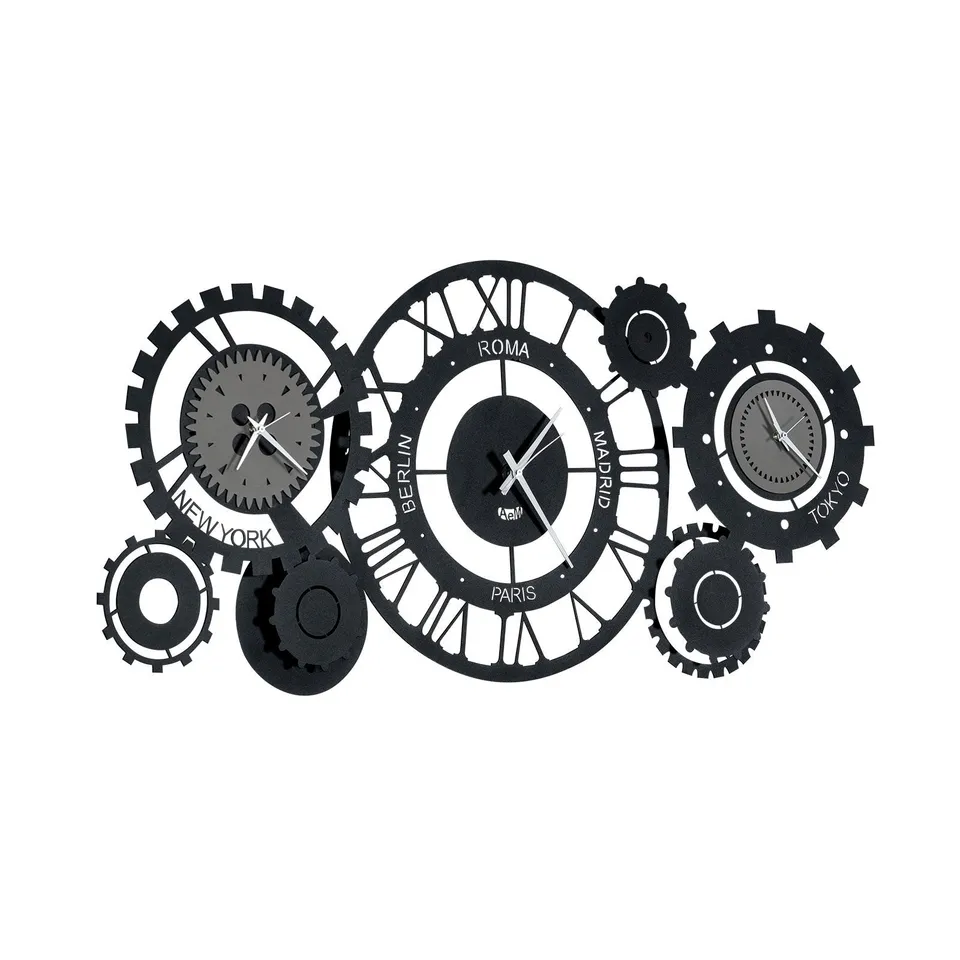 arti-mestieri-fuso-meccano-orologio-da-parete-97x44-cm image 1