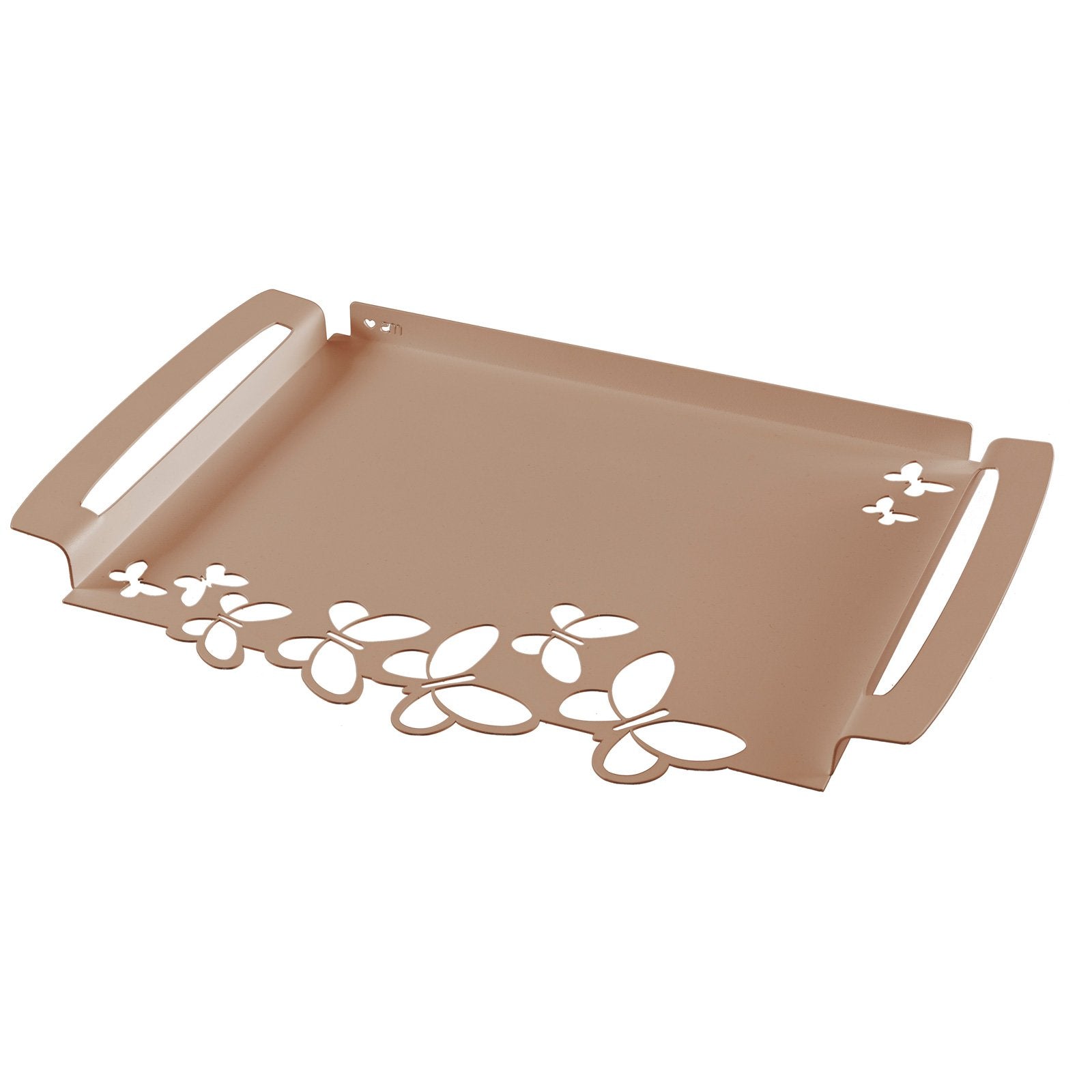 arti-mestieri-butterfly-vassoio-moderno-grande-46x30-cm-avorio-beige-bianco image 2