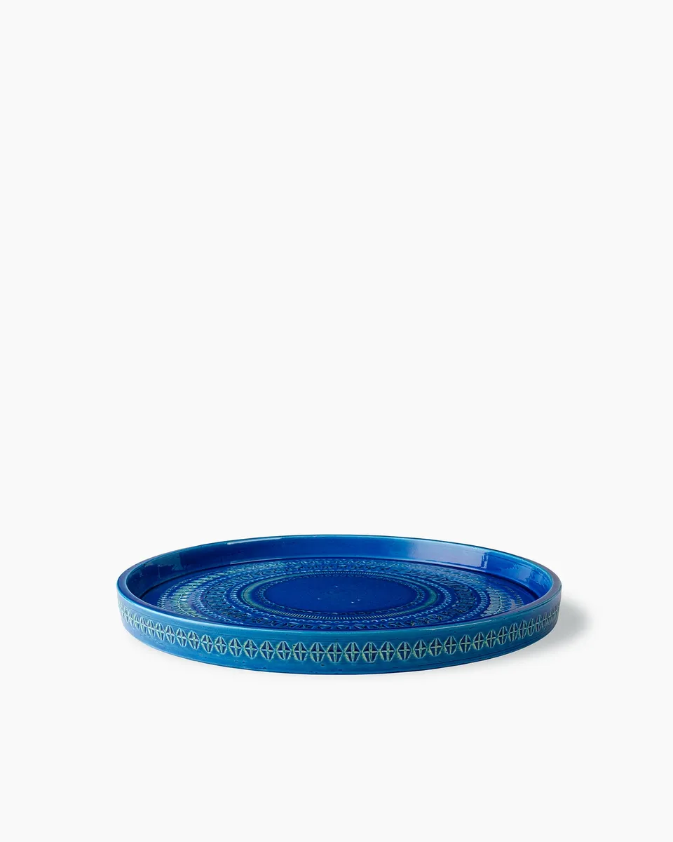 bitossi-ceramiche-centrotavola-guadalupe-rimini-blu-aldo-londi image 1