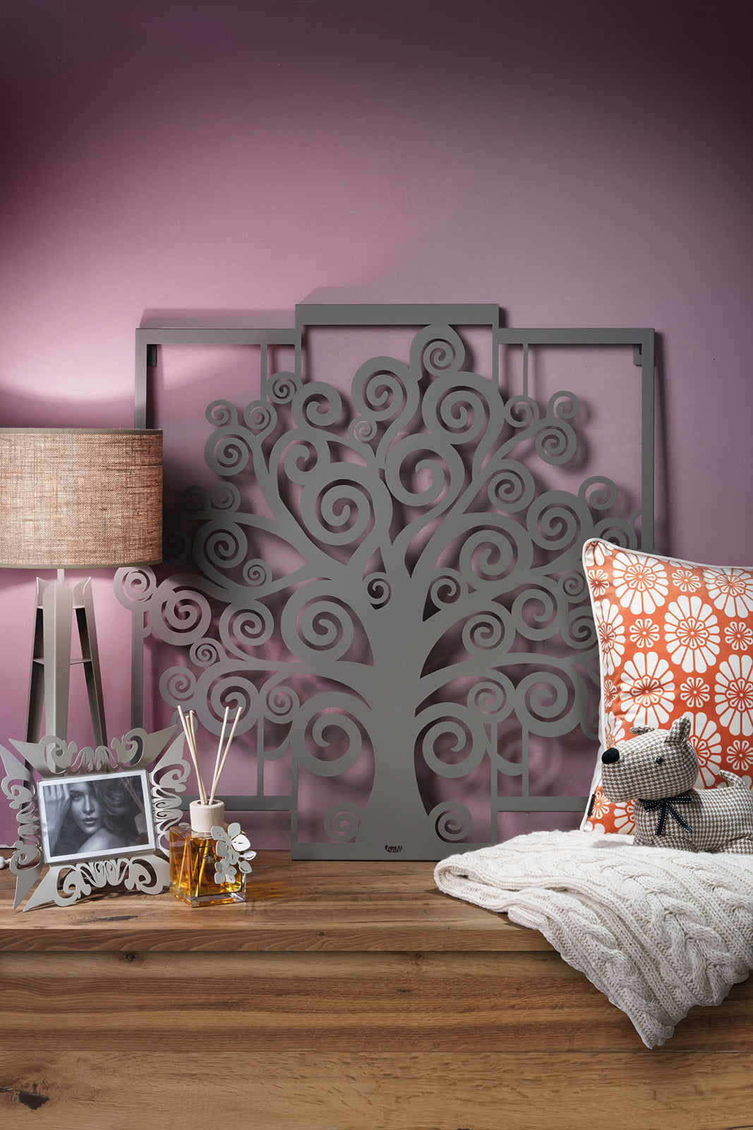arti-mestieri-albero-della-vita-pannello-decorativo-quadrato-90x90-cm image 2