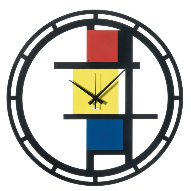 arti-mestieri-orologio-da-parete-mondrian-50 image 1
