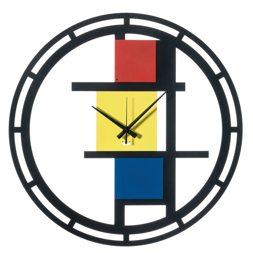 arti-mestieri-orologio-da-parete-mondrian-50 image 1