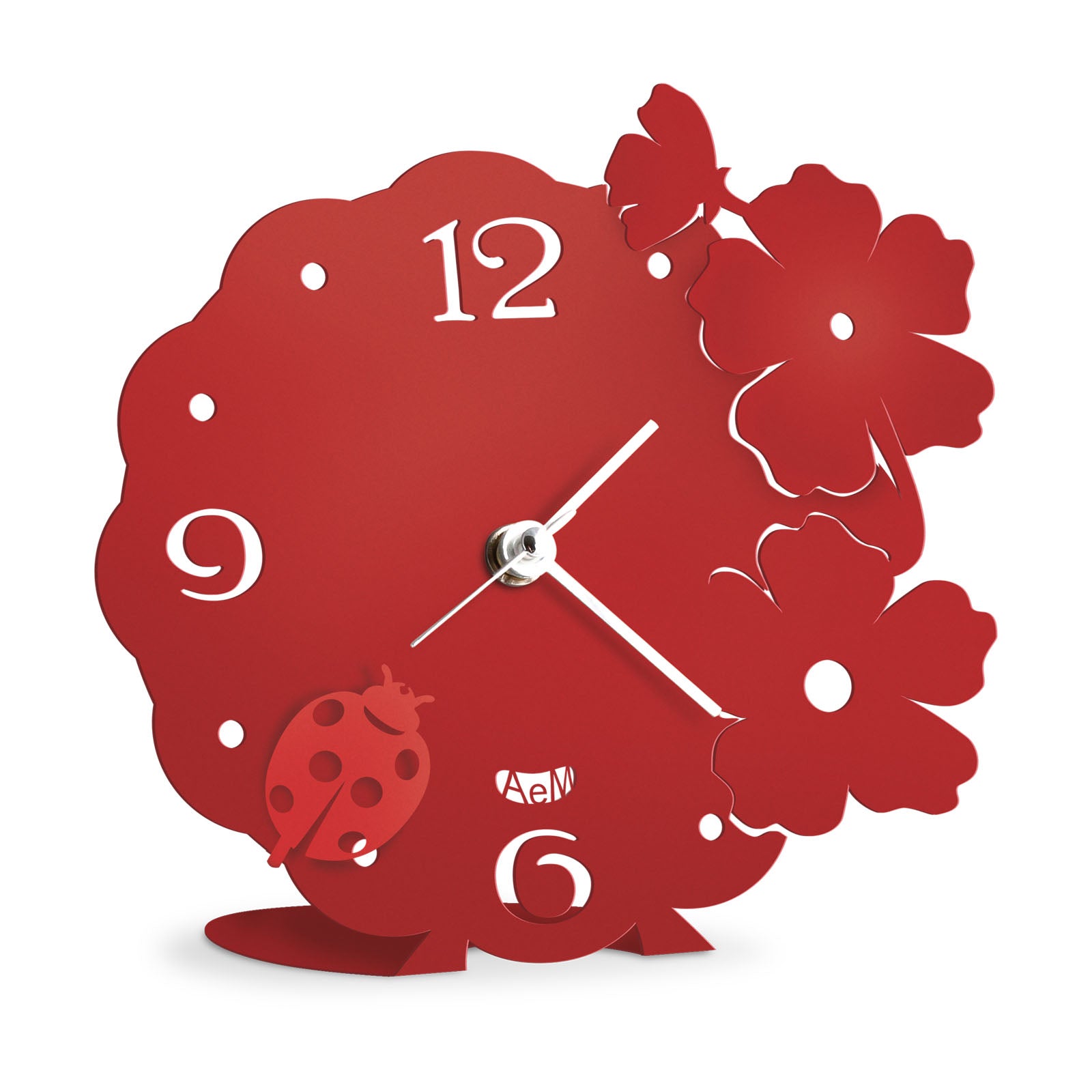 arti-mestieri-bomboniera-orologio-coccinella-da-tavolo-15x15-cm image 2