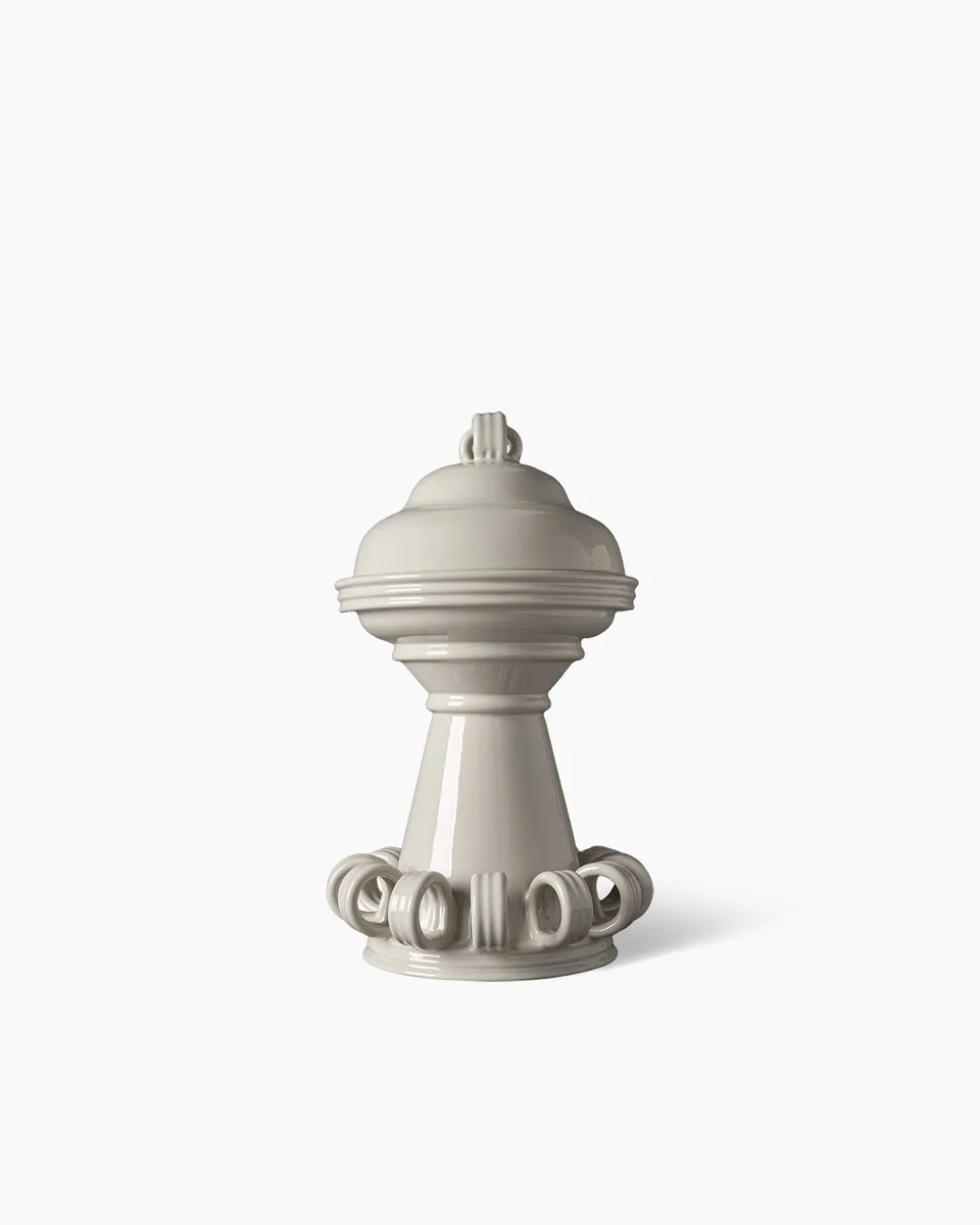 bitossi-ceramiche-portabiscotti-untitled-pierre-marie-con-doppio-ripiano image 1