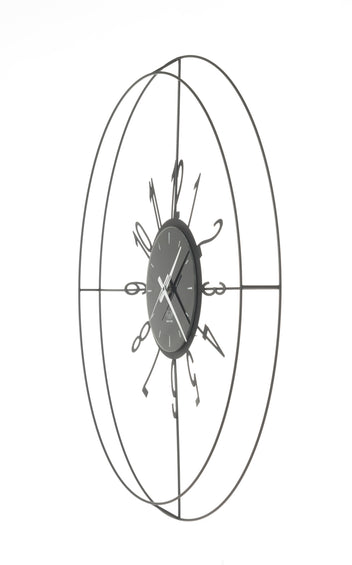 arti-mestieri-voyager-orologio-da-parete-70-cm-nero image 2