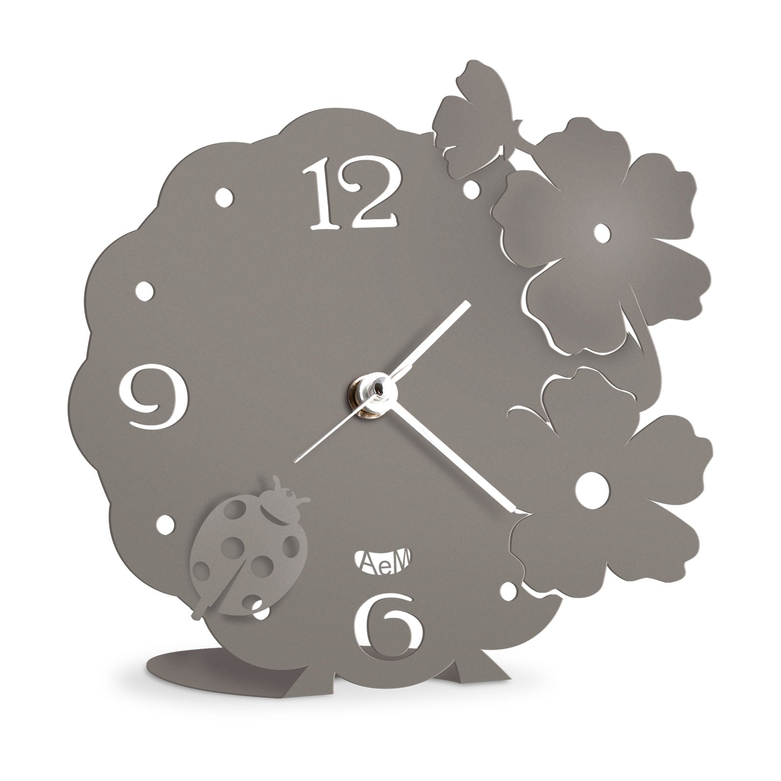 arti-mestieri-bomboniera-orologio-coccinella-da-tavolo-15x15-cm image 1
