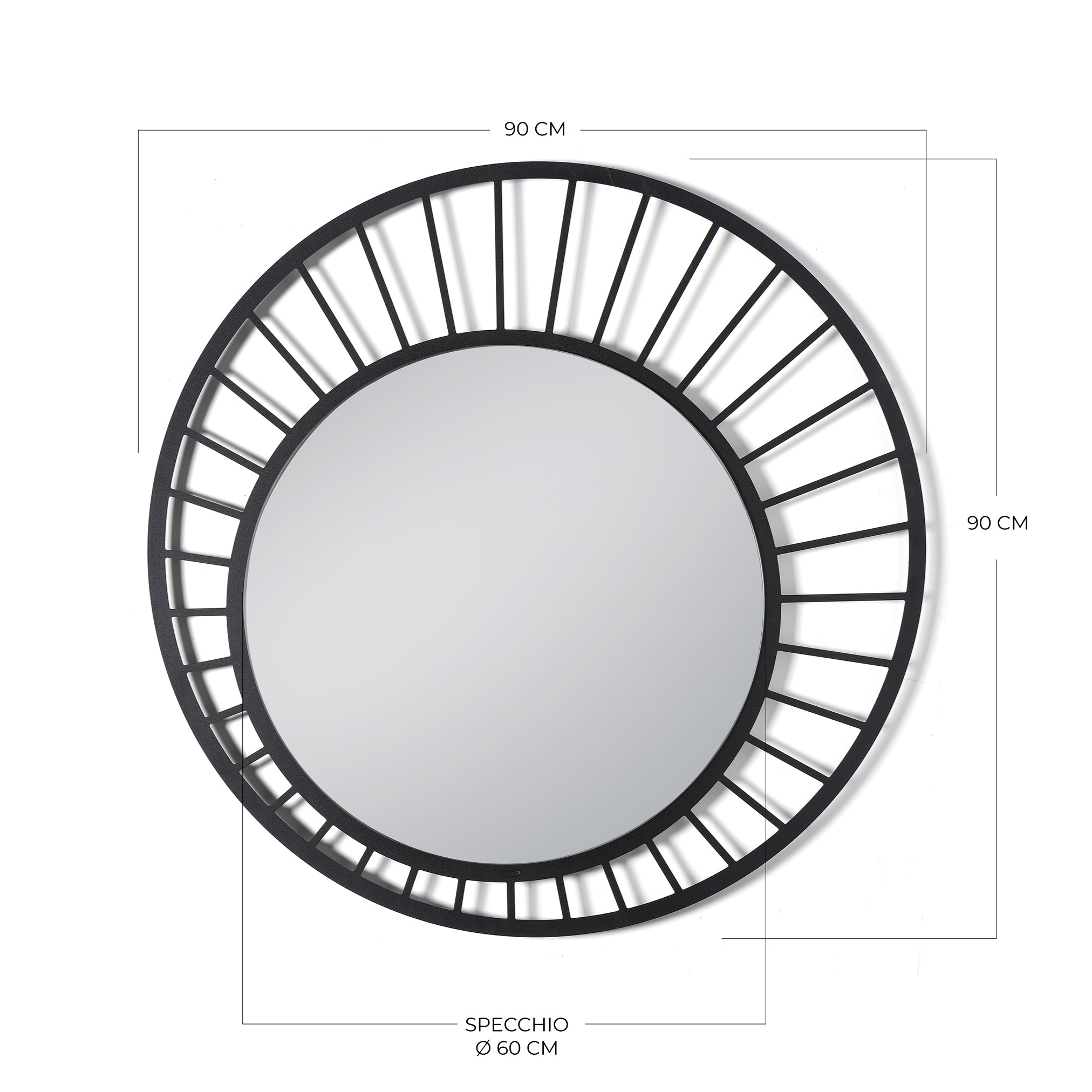 arti-mestieri-ray-specchio-moderno-da-parete-circolare image 3