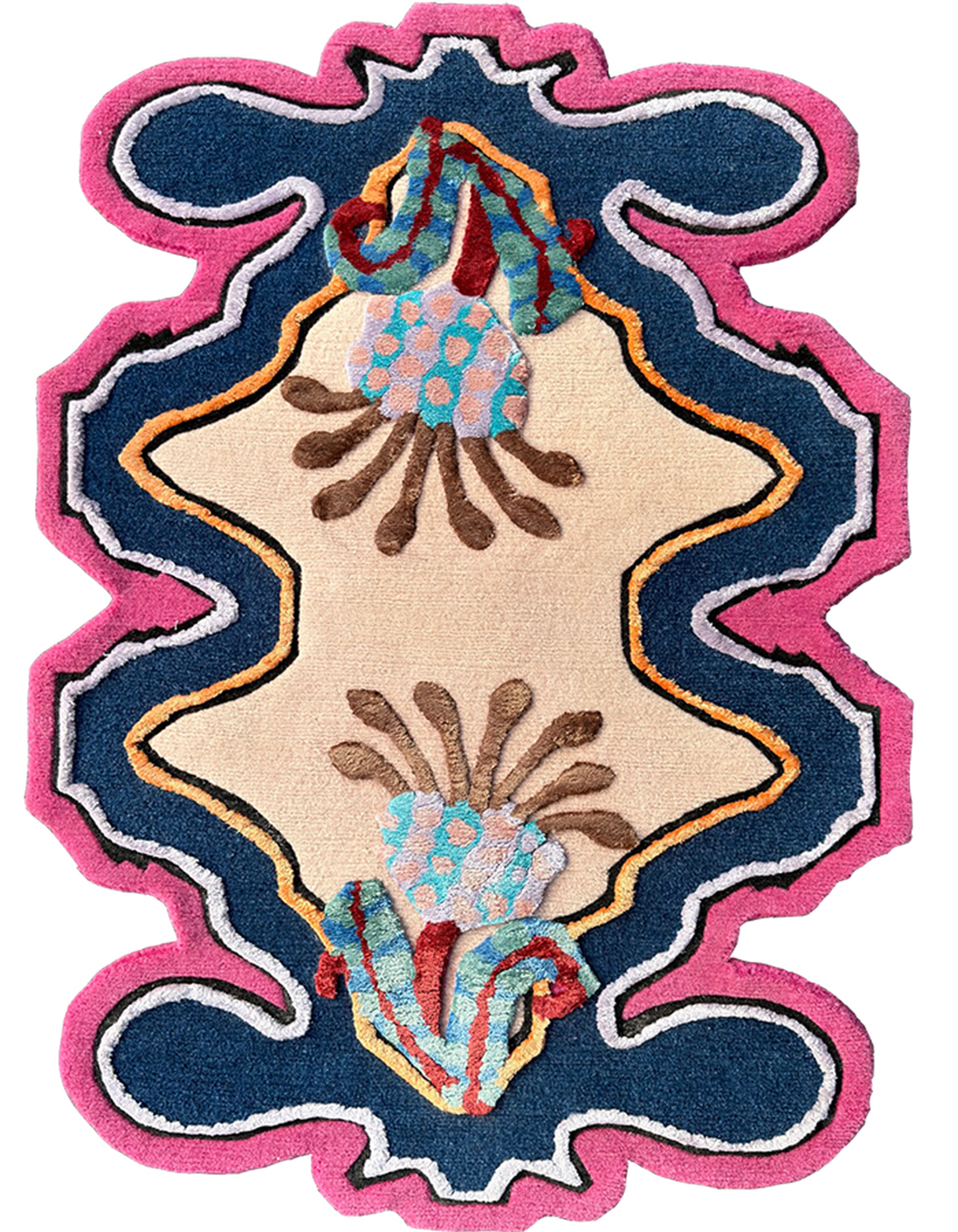 illulian-multifarious-flora-tappeto-99-x-71-cm-lana-e-seta image 1