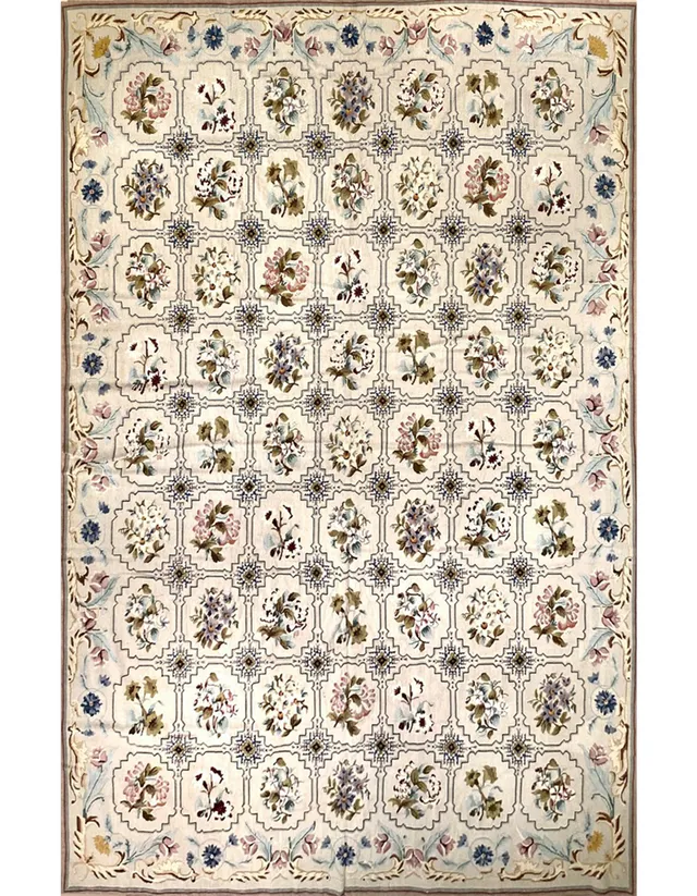 illulian-needlepoint-inghilterra-xx-secolo-tappeto-lana-340x260-cm image 1